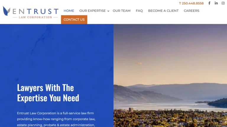 Entrust Law Corporation - Kelowna, BC Entrust Law Corporation - Kelowna, BC