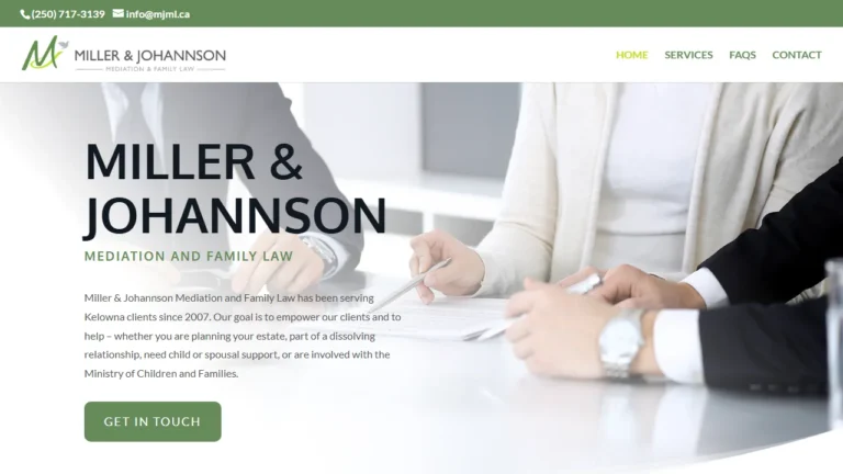 Miller & Johannson Mediation & Family Law - Kelowna, BC Miller & Johannson Mediation & Family Law - Kelowna, BC