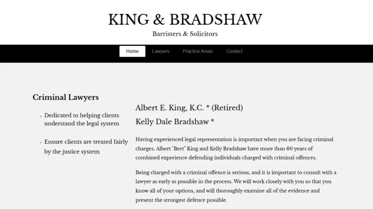King & Bradshaw - Nanaimo, BC King & Bradshaw - Nanaimo, BC