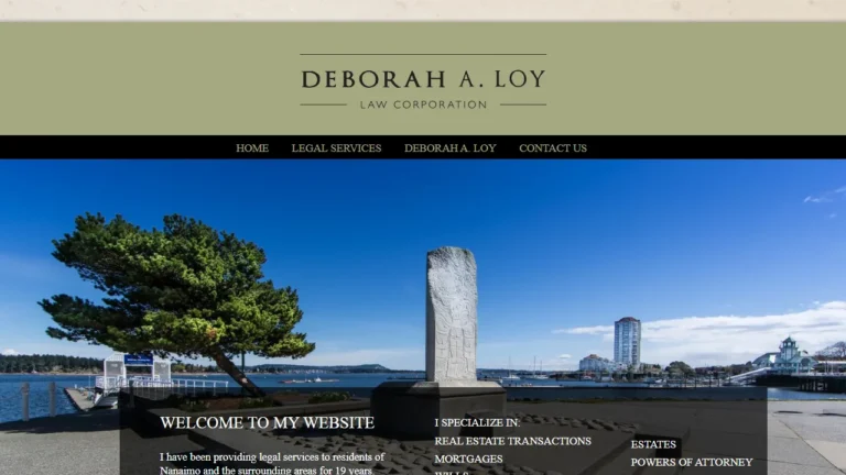 Deborah A. Loy, Barrister & Solicitor - Nanaimo, BC Deborah A. Loy, Barrister & Solicitor - Nanaimo, BC