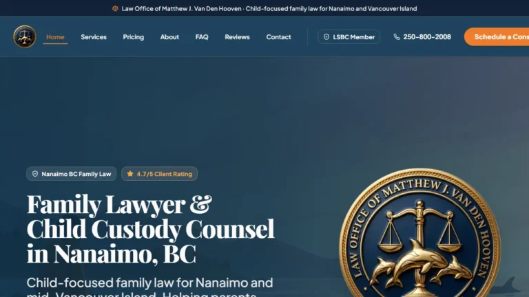 Law Office of Matthew J. Van Den Hooven - Nanaimo, BC Law Office of Matthew J. Van Den Hooven - Nanaimo, BC