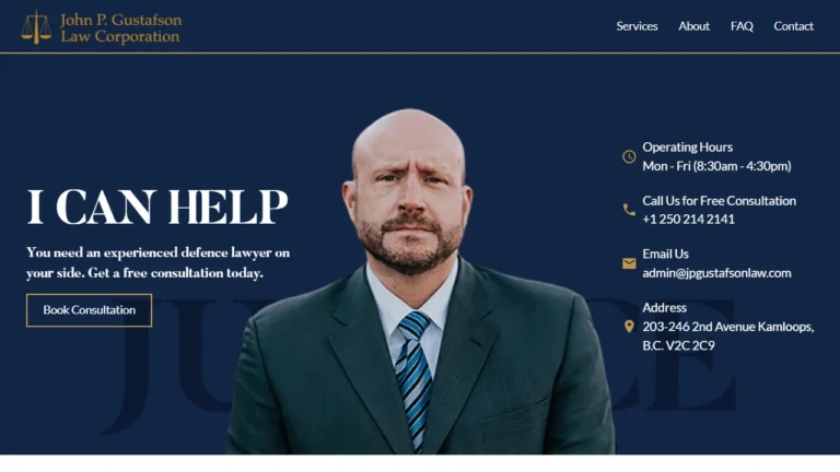 John P. Gustafson Law Corporation - Kamloops, BC John P. Gustafson Law Corporation - Kamloops, BC