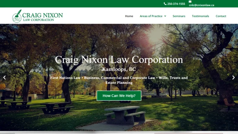 Craig Nixon Law - Kamloops, BC Craig Nixon Law - Kamloops, BC