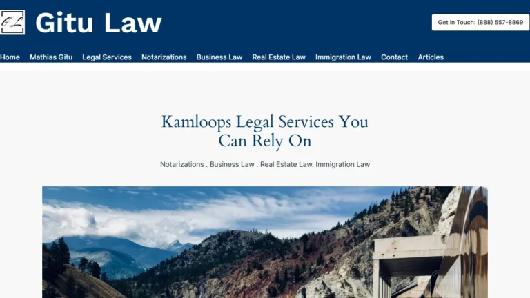 Gitu Law - Kamloops, BC Gitu Law - Kamloops, BC