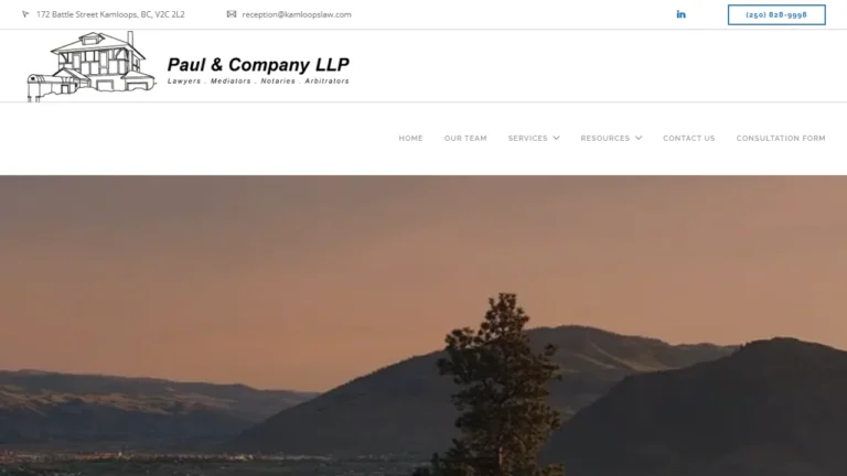 Paul and Company LLP - Kamloops, BC Paul and Company LLP - Kamloops, BC