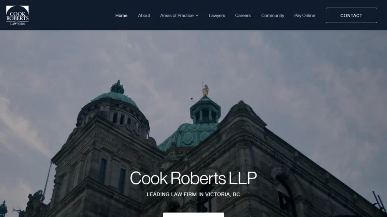 Cook Roberts LLP - Victoria, BC Cook Roberts LLP - Victoria, BC