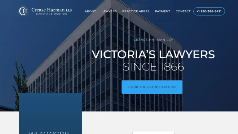 Crease Harman LLP - Victoria, BC Crease Harman LLP - Victoria, BC