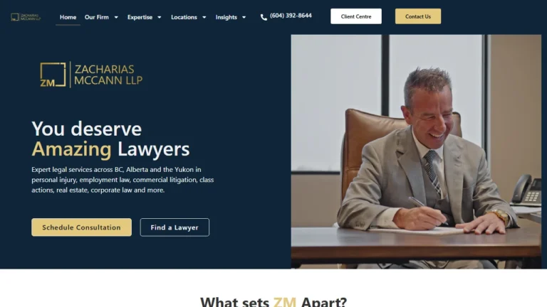 Zacharias Vickers McCann LLP - Victoria, BC Zacharias Vickers McCann LLP - Victoria, BC