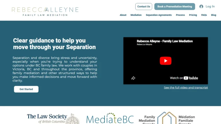 Rebecca Alleyne - Family Lawyer and Mediator - Victoria, BC
