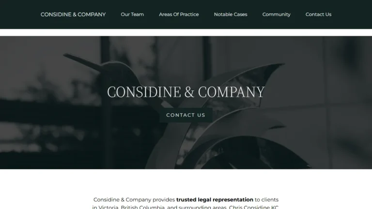 Considine and Company - Victoria, BC Considine and Company - Victoria, BC