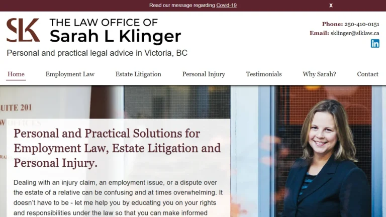 Law Office Of Sarah Klinger - Victoria, BC Law Office Of Sarah Klinger - Victoria, BC