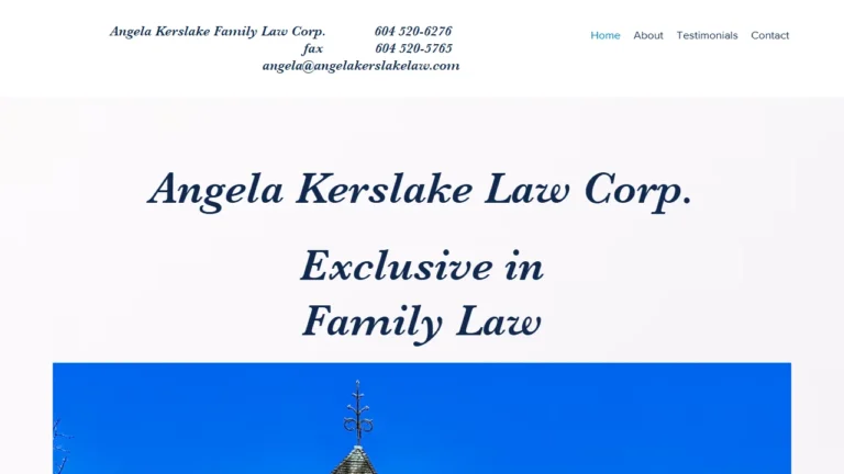 Angela Kerslake Law Corporation - New Westminster, BC Angela Kerslake Law Corporation - New Westminster, BC