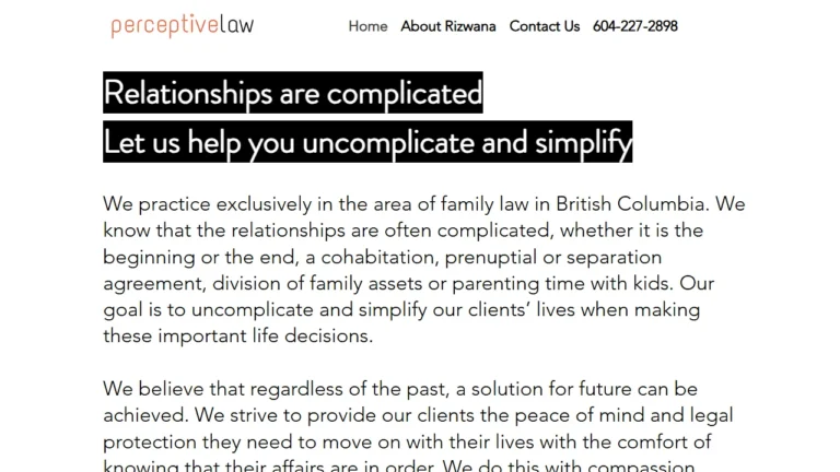 Perceptive Law - New Westminster, BC Perceptive Law - New Westminster, BC