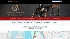 Guillaume Guérette, Avocat CNESST - Longueuil, QC Guillaume Guérette, Avocat CNESST - Longueuil, QC