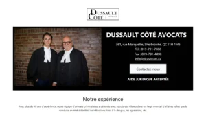 Jean-Christophe Côté Avocat (Dussault Côté Avocats) - Sherbrooke, QC Jean-Christophe Côté Avocat (Dussault Côté Avocats) - Sherbrooke, QC