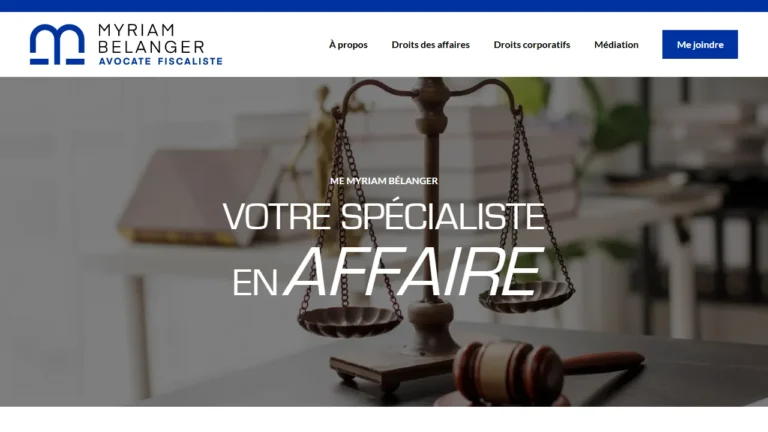 Me Myriam Bélanger Avocate Fiscaliste - Sherbrooke, QC Me Myriam Bélanger Avocate Fiscaliste - Sherbrooke, QC