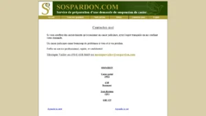 SOS Pardon - Trois-Rivières, QC SOS Pardon - Trois-Rivières, QC
