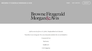 Browne Fitzgerald Morgan & Avis - St. John's, NL Browne Fitzgerald Morgan & Avis - St. John's, NL