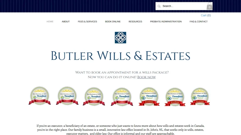 Butler Wills And Estates - St. John's, NL Butler Wills And Estates - St. John's, NL