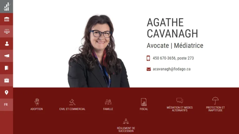 Agathe Cavanagh Avocate - Brossard, QC Agathe Cavanagh Avocate - Brossard, QC