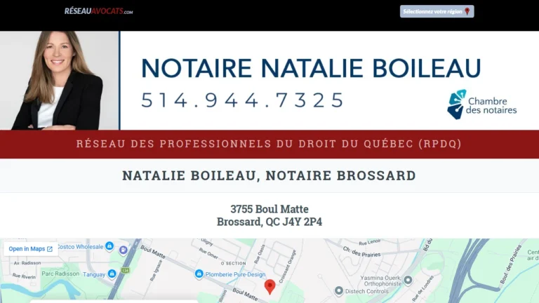 Notaire Natalie Boileau - Brossard, QC Notaire Natalie Boileau - Brossard, QC