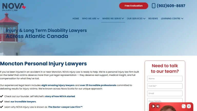 NOVA Injury Law - Moncton, NB NOVA Injury Law - Moncton, NB