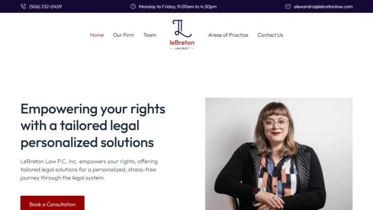 Lebreton Law P.C. Inc. - Moncton, NB Lebreton Law P.C. Inc. - Moncton, NB