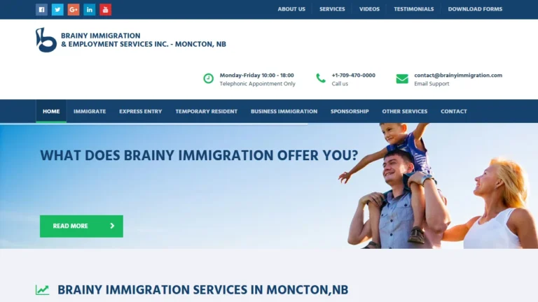 Brainy Immigration and Employment Services Inc - Moncton, NB Brainy Immigration and Employment Services Inc - Moncton, NB