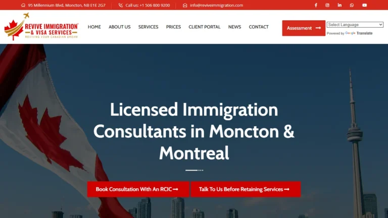 Revive Immigration & Visa Services - Moncton, NB Revive Immigration & Visa Services - Moncton, NB