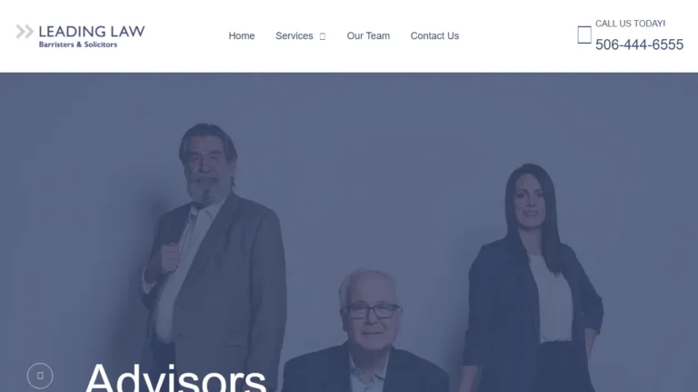 Leading Law - Fredericton, NB Leading Law - Fredericton, NB