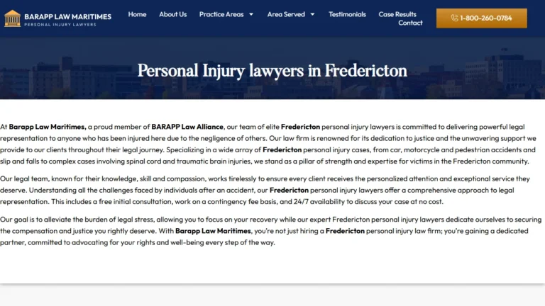 Barapp Injury Law Corp - Fredericton, NB Barapp Injury Law Corp - Fredericton, NB